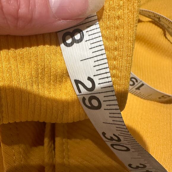 one piece swimsuit Size 3XL Boho Ruffle Flattering mustard yellow Swim Hot Tub - Picture 6 of 6